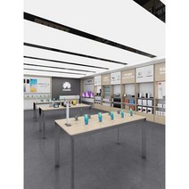 휴대폰매장 진열대 매대 진열장 스마트폰 전시대, 1m x 0.4m x 2.4m 벽에 붙은키큰장
