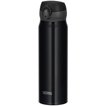써모스 수통 진공 단열 휴대용 머그 원터치 오픈 타입 펄 블랙 600ml JNL-604 PBK