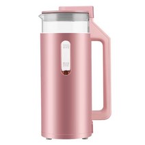 가정용 두유 제조기 500ml 전기 과즙 기 믹서기 미니 깨는 고체 식품 우유 필터 프리 220v, 분홍색, 유럽 ​​연합
