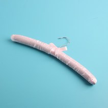 원단 옷걸이 핑크 고급옷걸이 옷진열 옷장정리 행거