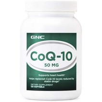 GNC CoQ-10 50mg 소프트젤, 120개입, 1개