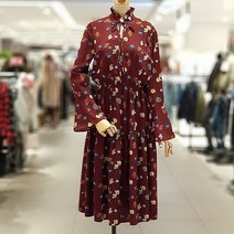 [오더렛] 플라워 프린트 프릴 원피스-2