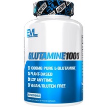 Evlution 에볼루션 엘 글루타민 1000mg 60베지캡슐 30일분, 1개, 60개