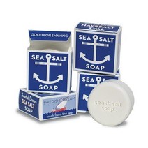Swedish Dream 바다 소금 활력을 주는 목욕 비누 12팩 121.9g4.3온스 바 USA 미국, 4.3 Ounce (Pack of 12)