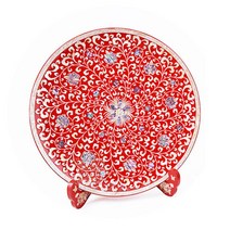 H.jin 나전칠기 쟁반 특大 적모란 33cm 장식품 전통공예품, 단일속성