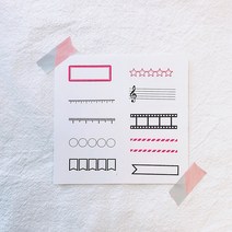 [스탬프마마] 마스킹 씰 스탬프 (디자인 종류 선택), 라이트(나무)스탬프, 우편(Post)