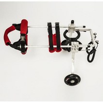강아지휠체어 애완견 뒷다리 재활 보조기구 애견 노견 의족 보조 브래킷, F. XS