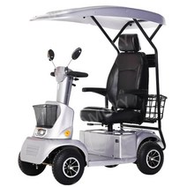 전동 스쿠터 지능형 스마트 4륜 카트 노인 장애 관광 다목적 N4, 600W 20A