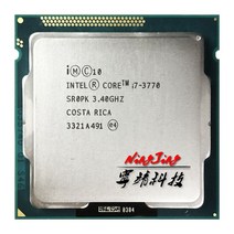 I7-8700K 인텔 코어 i73770 i7 3.4 GHz 쿼드 8 스레드 CPU 프로세서 8M 77W LGA 1155, 한개옵션0