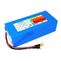 충전지 배터리 건전지 52V 12ah 18650 리튬 이온 팩 14S4P 1000W 모터 고출력 58.8v 전기 자전거 스쿠터 바이크 오토바이 ebike, [02] T Plug - DC5.5