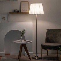 북유럽 오로라 장스탠드 거실 무드등 플로어스탠드, 블랙