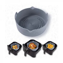 Air Fryer Silicone Pot Replacement for Paper Liners Round Fryer Silicone Bowl For Oven Accessories N