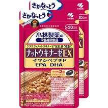 고바야시 나토키나제EX 60정 X 2팩 총60일분 낫토키나제