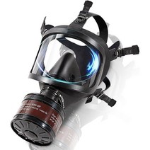 방독면 생존용 화학물질 방어 40mm 활성탄 필터가 장착된 호흡기 마스크