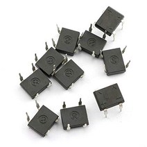 Tegg DB107 Bridge Rectifier 10PCS Electronic Silicon Diodes 1A 1000V 4-Pin Single Phase Diode Rectif, 1