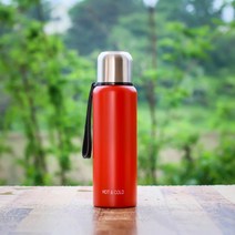 핫앤콜드 듀얼 진공 보온병 휴대용 텀블러물병 800ml, 단품
