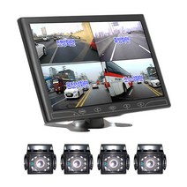 스마트4채널블랙박스 4채널블랙박스 대형차 화물차 트럭 버스용 130만화소 9인치 10인치 3채널, 3채널 130만화소 10인치 128G