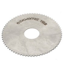 하이스톱날 쏘 63mm x 0.5mm x 16mm 72t 아버 홀 hss 슬리팅 밀, 없음