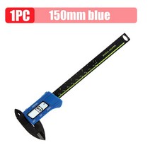 버니어캘리퍼스 다이얼 하이트 게이지 디지털자 디지털 캘리퍼스 전자 버니어 150mm 미터 눈금자 측정 도구, 05 150mm blue