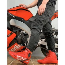 알파인스타 숏부츠 MM93 AUSTIN RIDING 부츠 신발, 레드-45