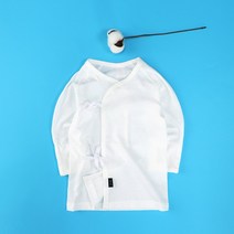 [조아뜨] 퓨어 편면 배냇저고리 크림 여름용