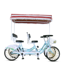 4인승 4인용 자전거 특수 가족 다인승 휴양지 이색, 올림픽 24열 4인 나이프 서클 레드와 옐로우