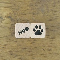 아트박스/스탬프 하우스 [동물&곤충]미니고양이 2종 세트, 본품, 옵션선택:본품