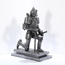 철제 엔틱 중세기사 장식소품 빈티지 스타일 촬영, 철갑 맹세기사