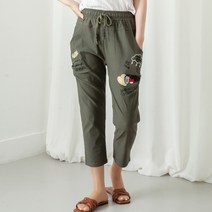 사입자mall F399 메이비 하트자수 팬츠