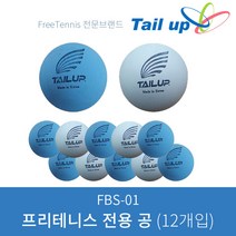 프리테니스 공 12개입 FBS-01 대회용 경기용 공인구, 프리테니스 전용 공(12개입)-화이트