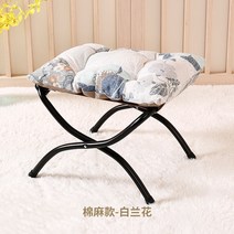 발받침대 발판 책상 접이식 휴대용 발 소형 바 패브릭 가정용 살롱 가구, 11.Cotton and linen