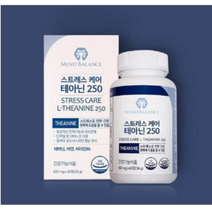 DnK 테아닌 트립토판 영양제 스트레스 해소 건강 보조제 잠안올때 수면 코르티솔 피로회복제, 60정, 3개