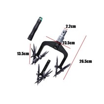 미니경운기 농업용 소형 경작기 다목적 밭갈이 트랙터Rotary Cultivator Tool Garden Soil Scarifier Turfi, 한개옵션0