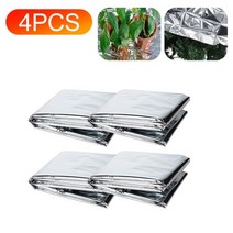 소형비닐하우스 온실하우스 비닐하우스설치 210x120cm 식물 반사 필름 커버 정원 온실 호일 시트 성장 라이트 액세서리, 4pcs, 04 4pcs