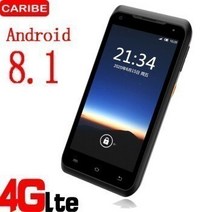 [해외] CARIBE PL55L PDA 1D 2D 바코드 QR 코드 스캐너 UHF RFID 125K NFC 핸드 헬드 터미널 (안드로이드 8.1 포함), 2D EU