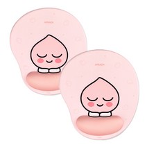 마우스패드 손목보호 마우스패드 카카오프렌즈 라이언 어피치 춘식이, 어피치 2개