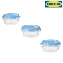 이케아 PRUTA 프루타 소스통 반찬통 70ML 3개입 냉동밥용기