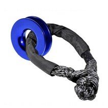 윈치 차량용윈치 차량원치 자동차윈치 전동윈치 차량용원치 로프 합성 소프트 샤클 복구 링 세트 견고한 트럭 차량 복구용 보호 슬리브, Set D