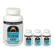 소스내츄럴스 타우린 1000mg 캡슐, 60정, 4개
