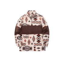 남자 겨울 오버핏 잉카 커플 후리스 아노락 4컬러