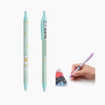 카카오리틀프렌즈 노크식볼펜 0.38mm 선물용볼펜 필기감좋은볼펜 귀여운볼펜 잘써지는볼펜 카카오프렌즈문구 카카오프렌즈볼펜 카카오볼펜, 1개, 튜브