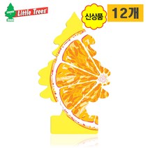신상품 리틀트리 방향제 차량용 차량 종이 걸이형 사쉐 향기 슬라이스드 12개