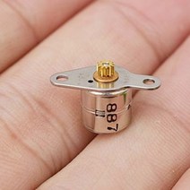 스텝모터 스테핑모터 리니어스테이지 엑츄에이터 5pcs 미니 8mm 스테퍼 모터 마이크로 2상 4선 스테핑 모터 작은 샤프트 직경 1mm 금속 기어 diy 액세서리 포함