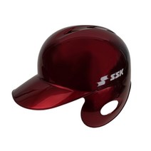 스카이라인 SSK 사사키 초경량 타자헬멧 유광 RED 레드 적색, 우타자용 L