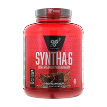 BSN 신타6 울트라 프리미엄 프로틴 파우더 ( 초콜릿 케이크 Batter ) 탄수화물 15g 단백질 22g 마그네슘 25mg (2.27kg) 신타식스