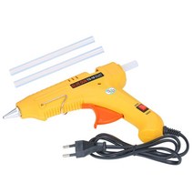 파워딜 뜨거운 용융 접착제 총 60W/100W 전원 조절 핫 멜트 기계 다기능 산업 가정용 DIY 노란색 GT-10, 한개옵션0