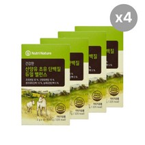 뉴트리네이처 건강한 산양유 초유 단백질 듀얼 밸런스 30포 4박스( 4개월분 ), 4박스 4개월분, 4박스 (4개월분)
