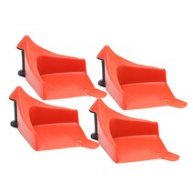 세차호스 SPTA-빨간 호스 슬라이드 타이어 웨지 세차 튜브 1 개/2 개/4 개 안티 핀치 도구 자동차 가이드 워터 파이프 롤러 휠, [03] 4Pcs