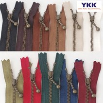 퀼팅맘 YKK지퍼 앤틱 자크 (빈티지 물방울) 지퍼, 03. 퍼플[15cm], 1개