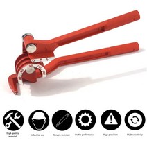 파이프 밴딩기 수동 소형 밴더 벤딩기 얇은 튜브 벤더에 적합 슬롯 디자인 노동 절약형, 180도